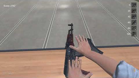 Hand Simulator - loading an ak or something, im not in the army
