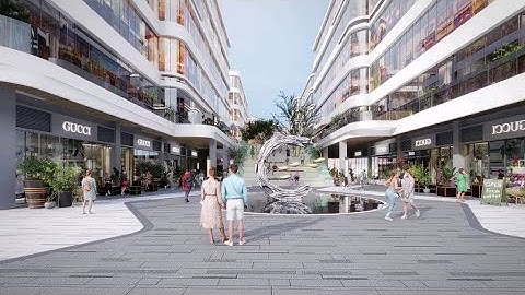 CGsorealCom Commercial Street Space Environment D5 Render