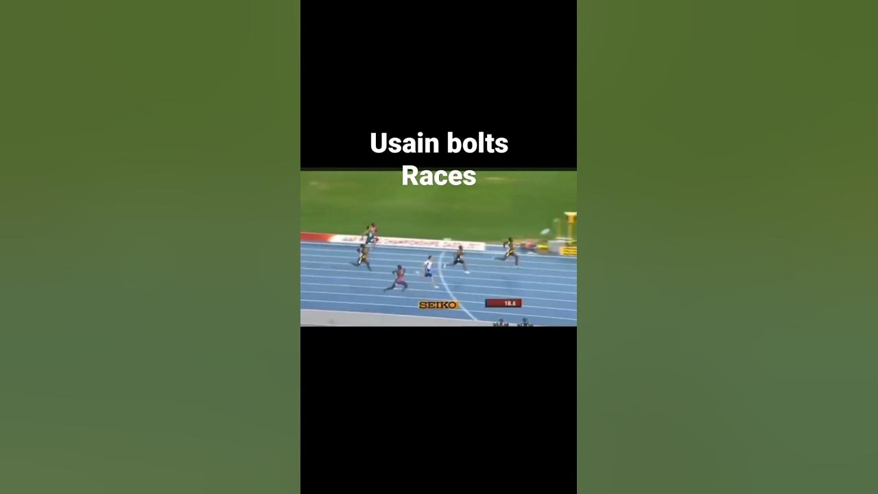 Usain BOLTS FASTEST RACES THAT MADE HIM FAMOUS IN THE WORLDUSAIN BOLT