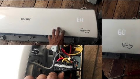 how to solve EH 60 error code in Voltas inverter AC # whay eh 60 error code is showing my ac