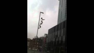 Video thumbnail of "Beetham Tower, Hilton Hotel Deansgate Manchester Howling In The Wind"