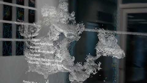 Point Clouds in MagicLeap