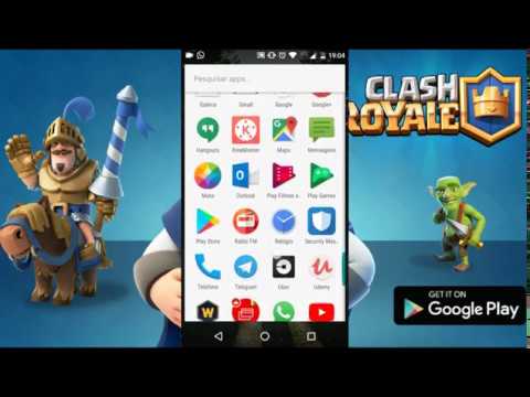 como mudar a conta do clash royale para outro celular