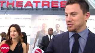 White House Down Red Carpet - Channing Tatum, Jamie Foxx, Roland Emmerich