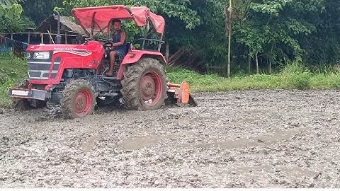 Mahindra yuvo tech plus 475di 4wd shaktiman Rotavator performance