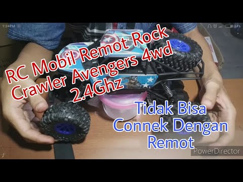 Mobil RC Avenger Rock Crawler 4WD tidak bisa connek dengan remot