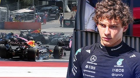 KIMI ANTONELLI PUNISHED AFTER CRASHING MAX VERSTAPPEN | AUSTRIAN GP
