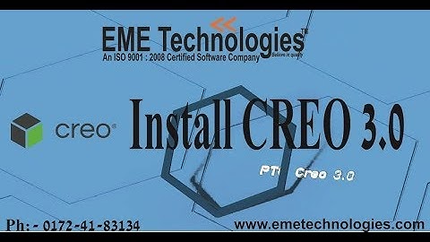 HOW TO INSTALL CREO 3.0 | Windows 7/8/8.1/10 | Crack Version | EME Technologies