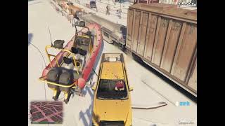 Grand Theft Auto V Pick up truck police chase