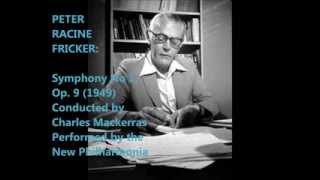 Peter Racine Fricker: Symphony No 1 [Mackerras-New Philharmonia]