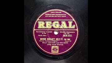 Bessie Couldn't Help It - Billy Cotton and His Band (1930)