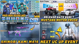 🔴 BLUE LOCK PRIZE PATH REWARDS ✅ MOTOR CRUSE RELEASE DATE 🔥 SHINOBI KAMI M416 RETURN 🤩 UC UP EVENT 