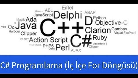 C# Programlama (İç İçe Döngü Kullanımı)