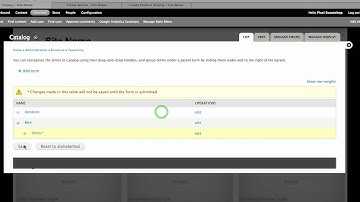D7: Managing Taxonomy (Categories)