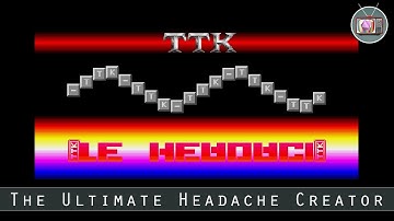 Digital Extazy: The Ultimate Headache Creator by The TTK, 2017 | Atari ST Demo