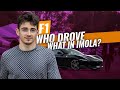 What roadcars did the F1 drivers drive in Imola?