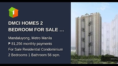DMCI HOMES 2 BEDROOM FOR SALE IN MANDALUYONG CITY KAI GARDEN RESIDENCE