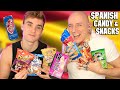 Brits Try Spanish Candy & Snacks | Roly & Calum