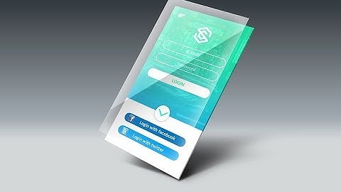 How to UI/UX Design tutorial [adobe photoshop cc] beginners 2018