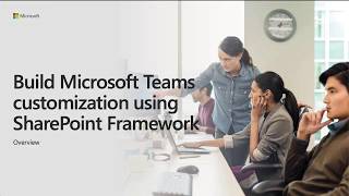 build microsoft teams customization using sharepoint framework