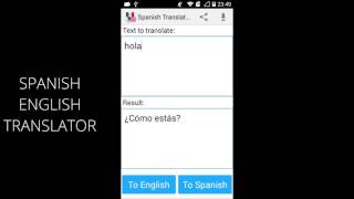 Spanish English Translator for Android (Old version) screenshot 4