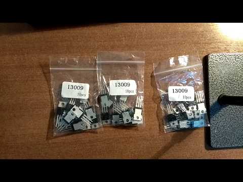 качественные и поддельные транзисторы 13009 с алиэкспресс