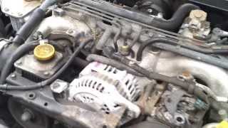 1996 Subaru Legacy BH5 Twin turbo engine running