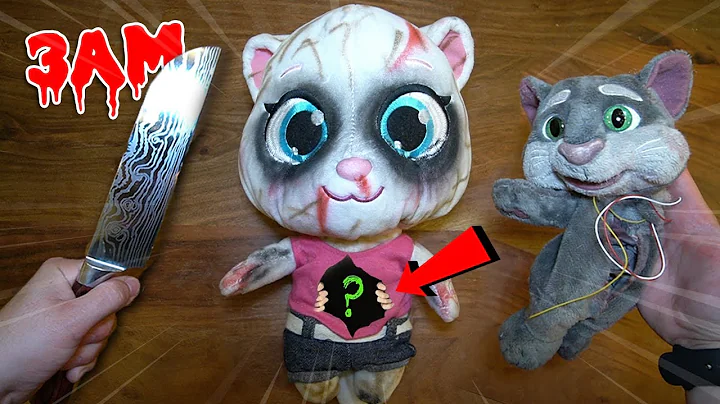CUTTING TALKING ANGELA AND TOM DOLL AT SAME TIME A...