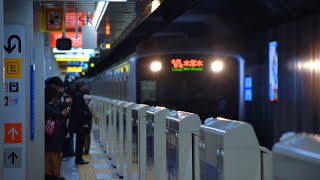 小田急下北沢駅 ホームドア使用開始 (2019.3/30)