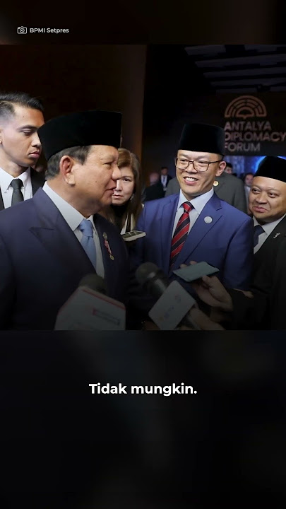 Ditanya Wartawan Asing, Prabowo Blak-blakan Soal Perang Dagang AS dan China