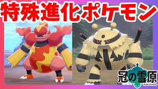 ポケモンソードシールド 特殊進化ポケモンゲット 特別な天気に出現するポケモン 冠の雪原 エキスパンションパス Youtube