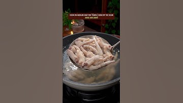 EASY STIR-FRIED CHICKEN FEET RECIPE #recipe #cooking #chinesefood #chickenfeet #chickenrecipe