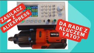 Zasilacz Riden RD6018 z AliExpress. Yato YT-828061 impact wrench. Czujnik temperatury. Aku 9ah.