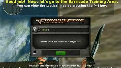CrossFire Glitch - CrossFire Tutorial Map Glitch