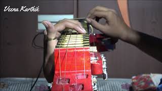 Different Ways Of Playing Basic Saraliswaram Veena Karthik