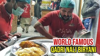 Qadri Nalli Biryani Karachi | World Famous Bone Marrow Biryani | Street Food Pakistan #foodexplorer