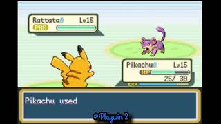 Red vs Green 3 battle - Pokémon Mega Fire Red version @SeaBlue29653