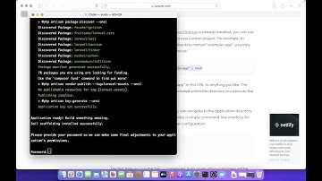 [Artisan School] Getting started with Laravel Sail (Docker environment) on macOS Monterey (macOS 12)