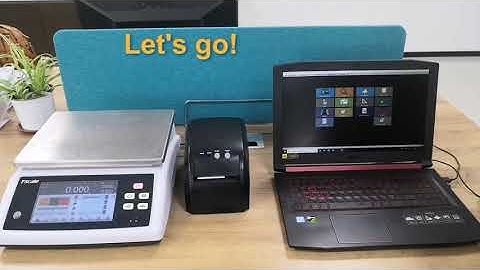 T-Scale T-Touch Industrial Scale - Print format Edit