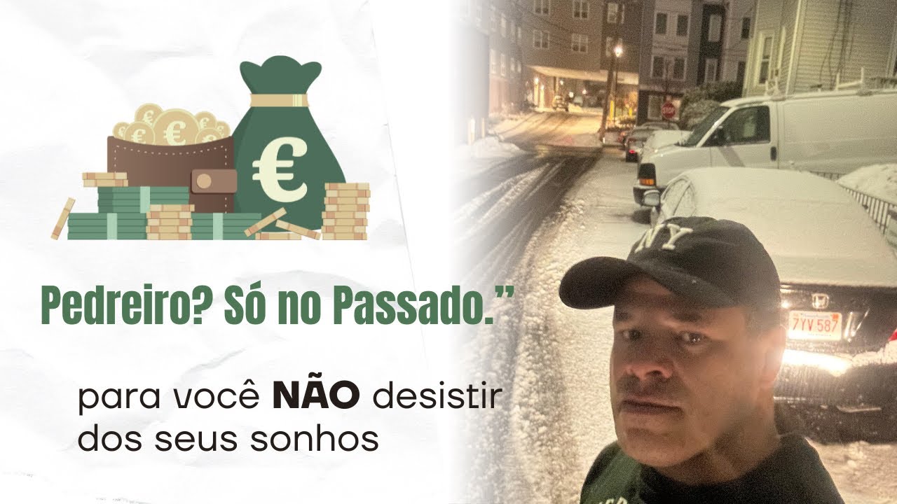De pedreiro no Brasil a trabalhar com a neve nos Estados Unidos será que compensa 🤔