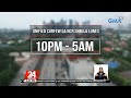 NCR curfew from 10 p.m. to 5 a.m. starting March 15, 2021 | 24 Oras