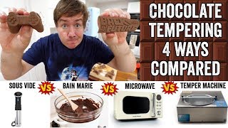 Chocolate Tempering: 4 different ways compared