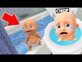 "😱CAN’T STOP IT! Baby CRIES… TOILET & BATHTUB FLOOD💦 | Who’s Your Daddy"