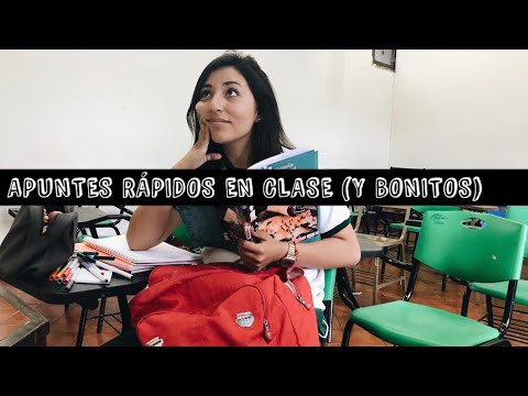 APUNTES RÁPIDOS Y BONITOS EN CLASE - mis tips y lo que hago / karlasnotes