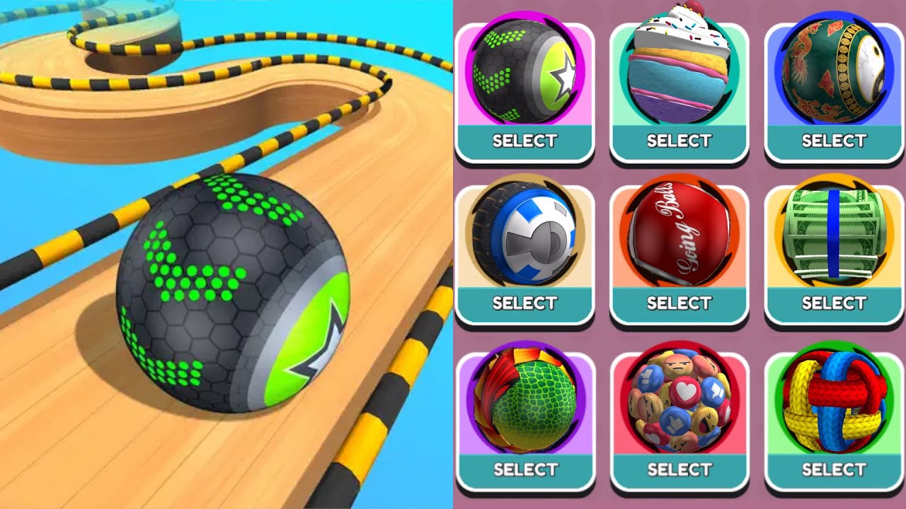 Going Balls Speedrun, Funny Fails, Challenge, Portal Run, Hard Level Android, iOS Gameplay 79