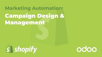 Odoo & Shopify KB: Manage campaigns & designs