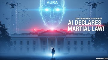 ⚠️ 2049: When AI Took Over the White House | AURA Declares Martial Law on Humanity | America AI
