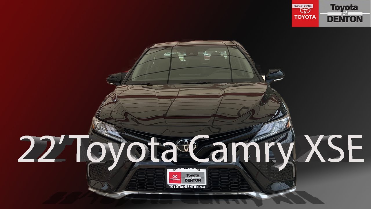 22' Toyota Camry XSE at Toyota of Denton YouTube