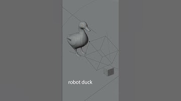 The technique I used for the transforming duck animation in Blender 3D