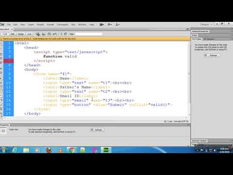 Client Side Validation with Java Script
